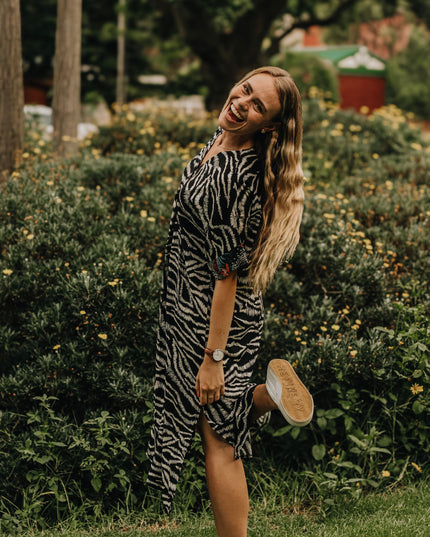 Larissa Zebra Dress