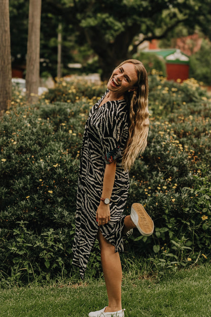 Larissa Zebra Dress