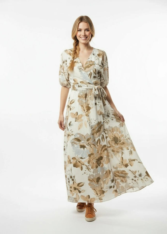 Nicole Wrap Dress - Desert Floral