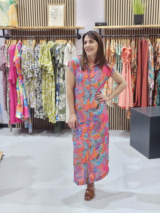 Charlotte Dress - Jungle Joy