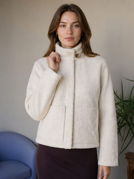 Fleece Jacket - Cream