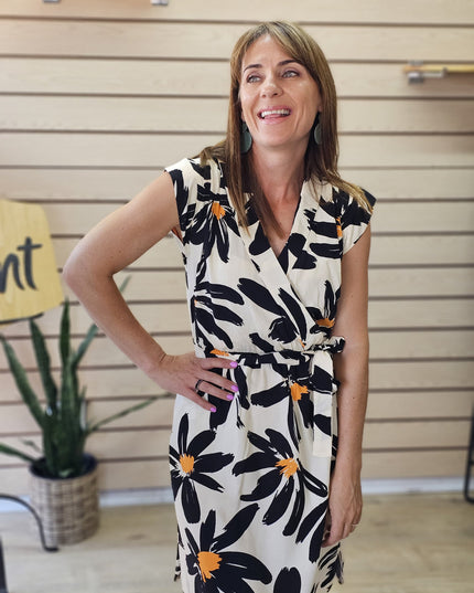 Minka White Daisy Dress