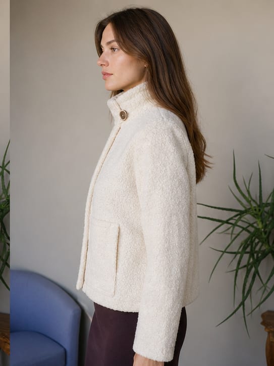 Fleece Jacket - Cream