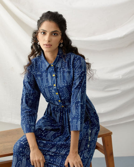 Nemo Indigo Dress