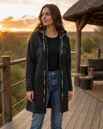 Amira Hoodie Soft Shell - Midnight