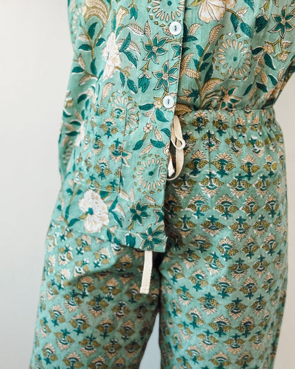 Short Sleeve Indian Cotton Pjs