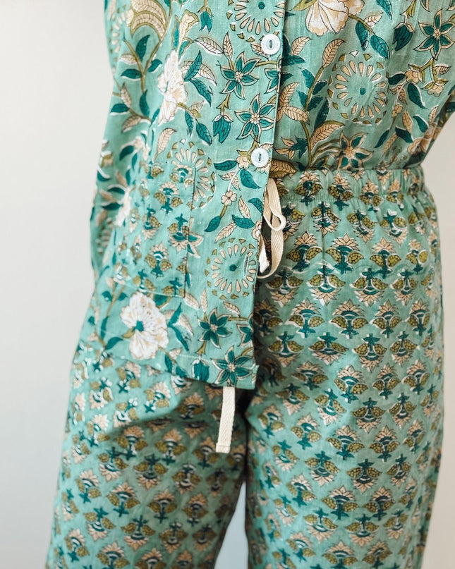 Short Sleeve Indian Cotton Pjs