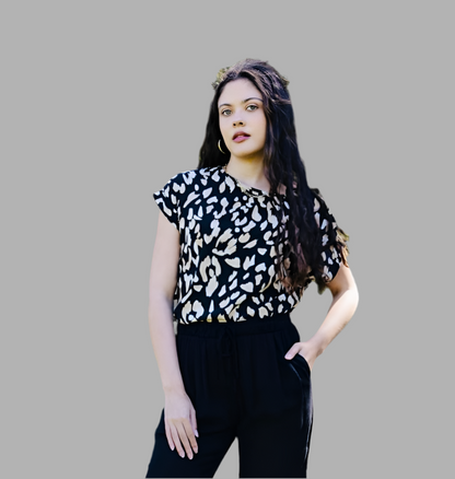 Animal Print Box Top