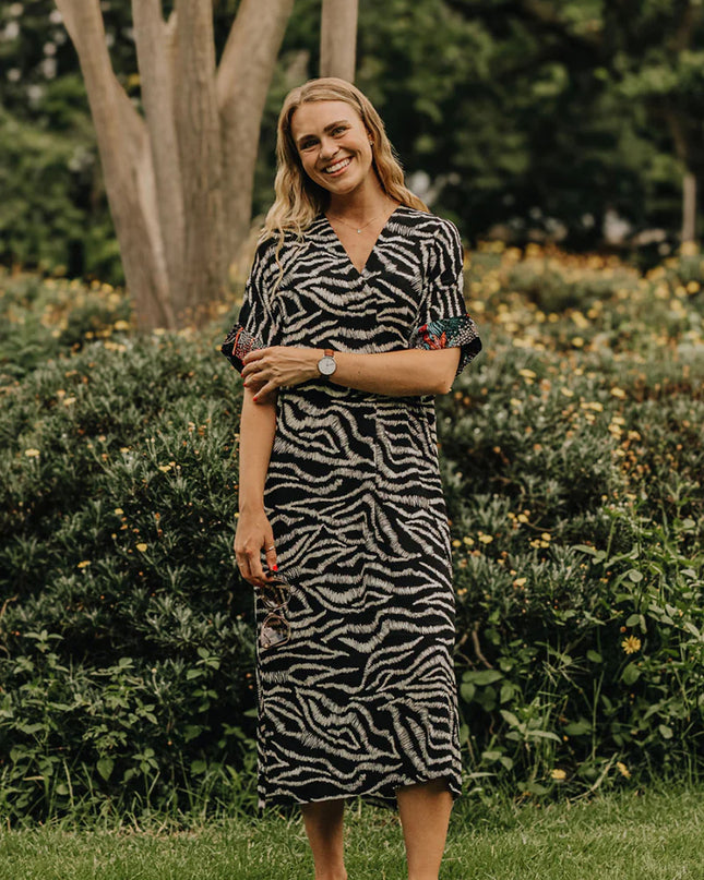 Larissa Zebra Dress
