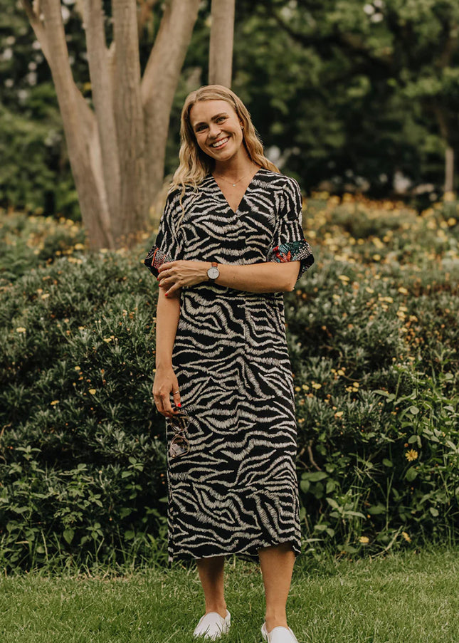 Larissa Zebra Dress