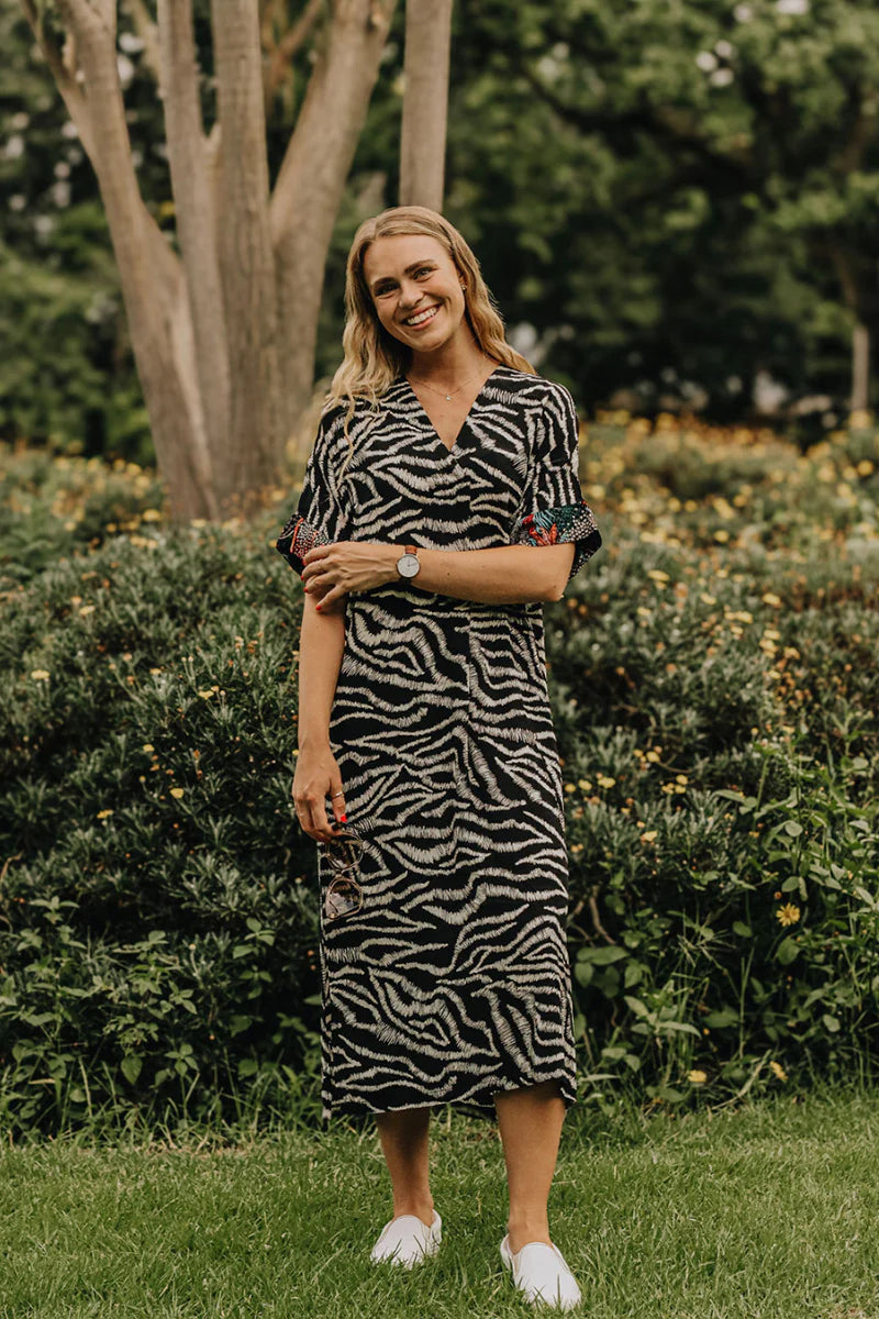 Larissa Zebra Dress