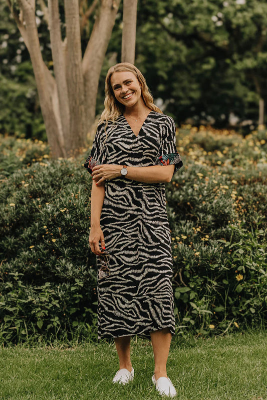 Larissa Zebra Dress