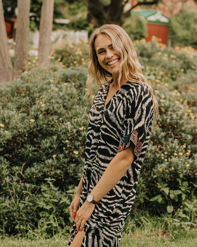 Larissa Zebra Dress