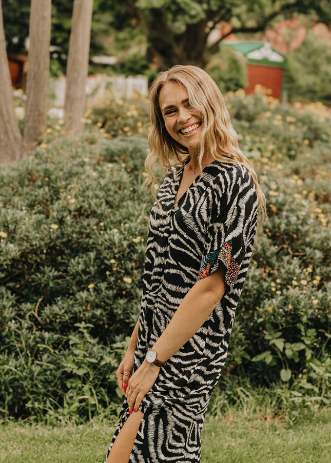 Larissa Zebra Dress