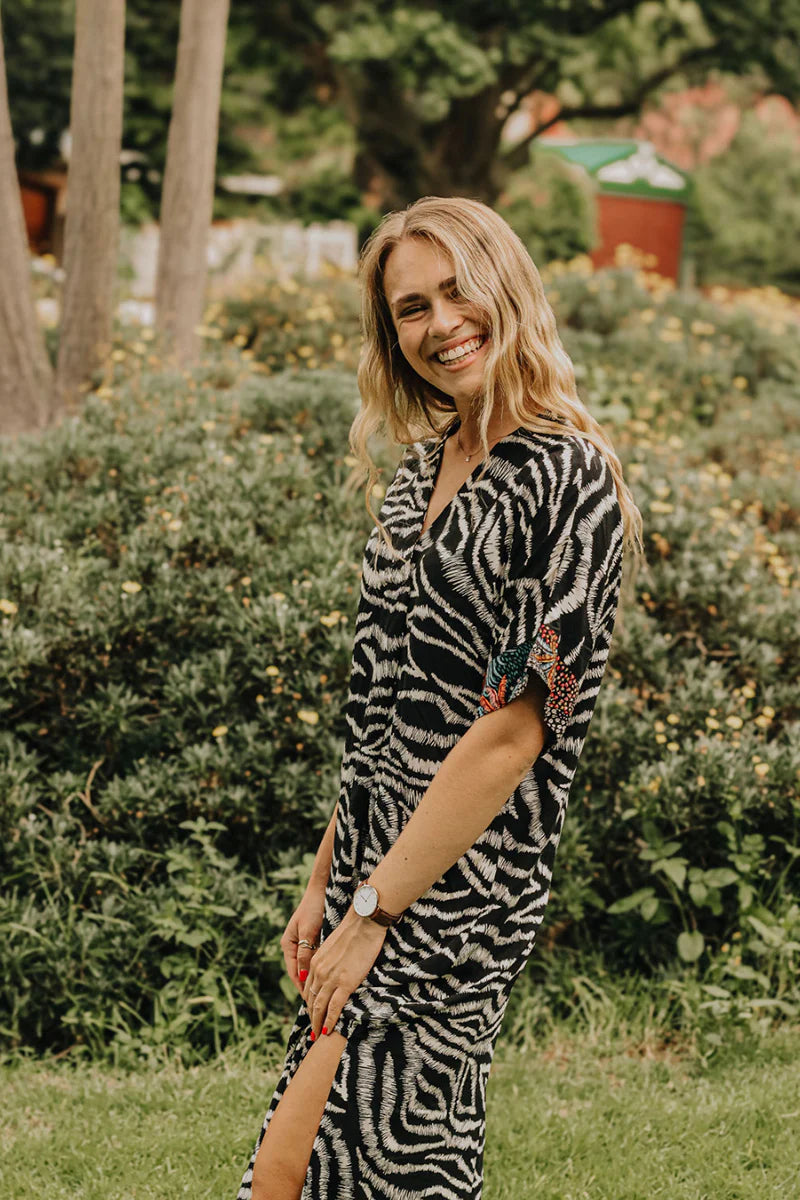 Larissa Zebra Dress