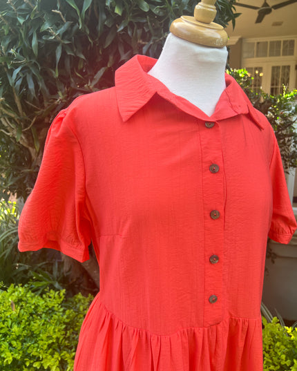 Alex Classic Tangerine Dress