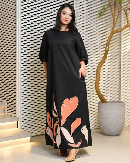 Applique Maxi Dress
