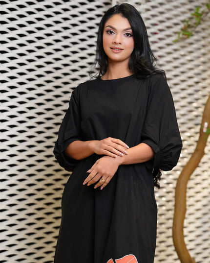 Applique Maxi Dress