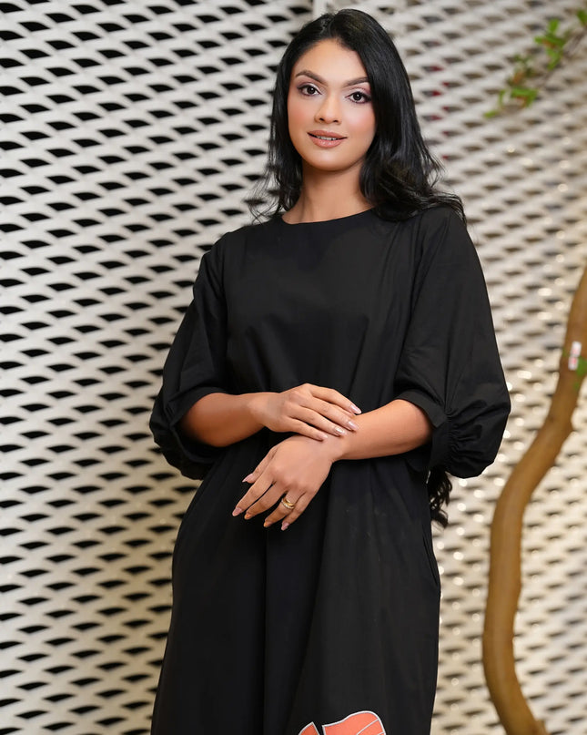 Applique Maxi Dress