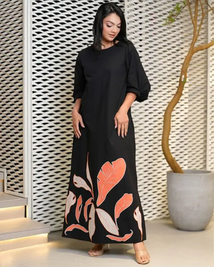 Applique Maxi Dress
