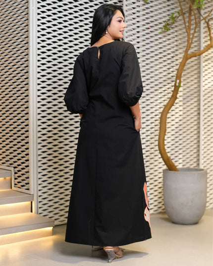 Applique Maxi Dress