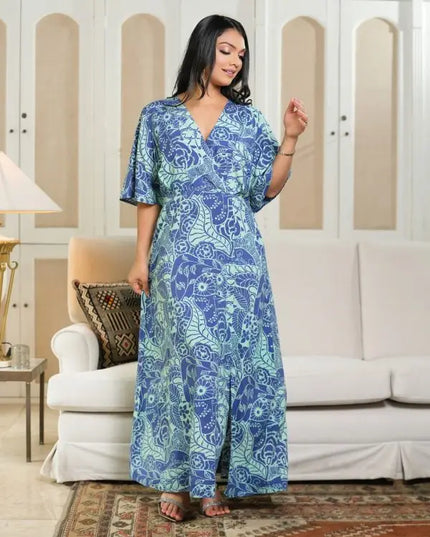 Botanical Wrap Dress