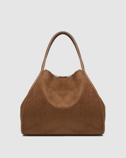 Sutton Suedette in Tan