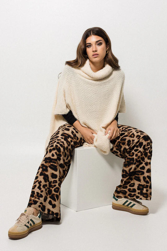 Lana Layer Poncho - Cream