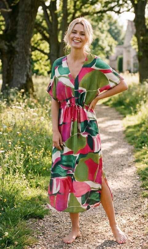 Brights Kaftan Dress