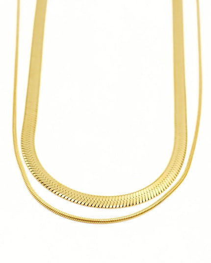 Double Snake Necklace