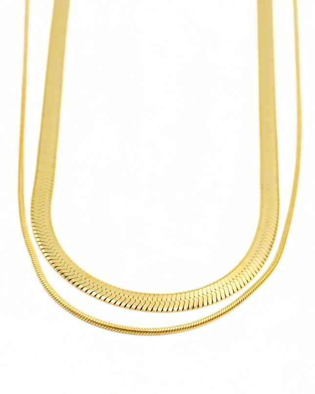 Double Snake Necklace