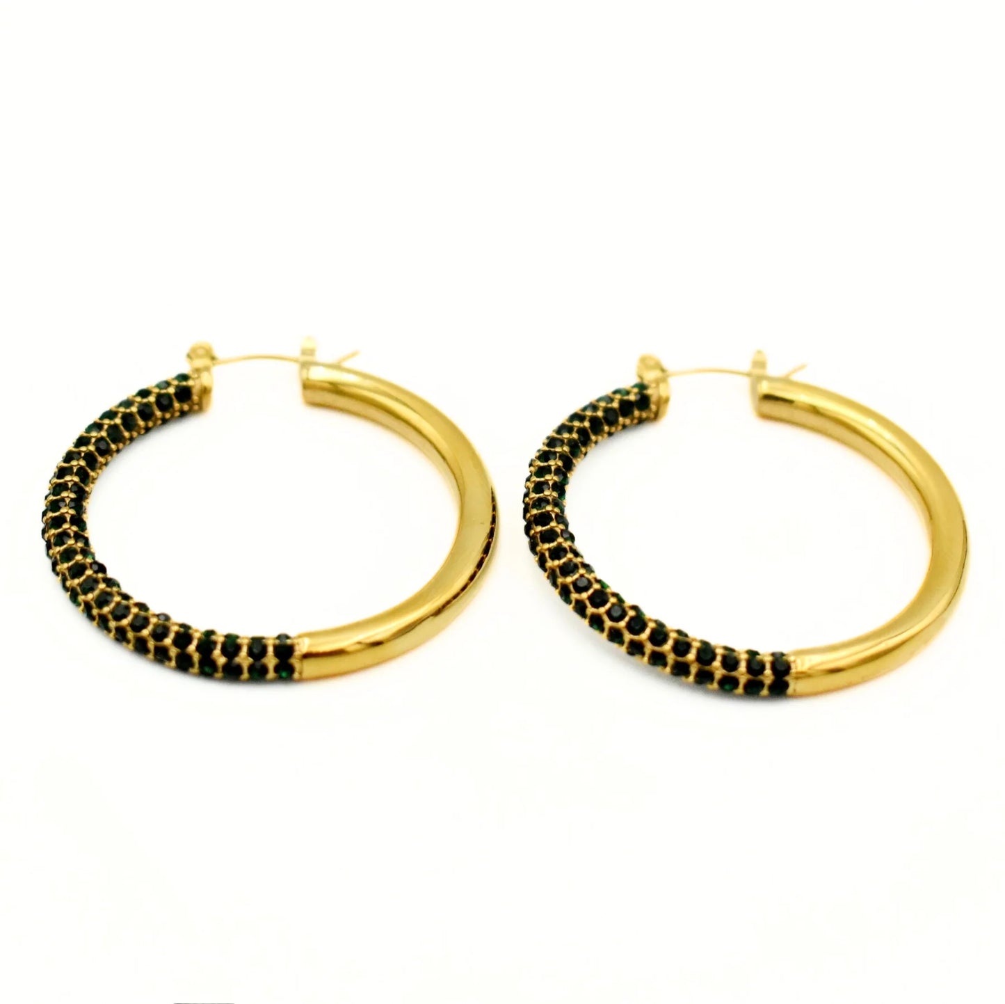 Gold and Black hoops