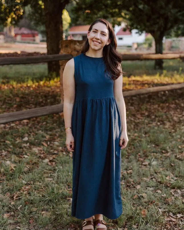 Hannah Dress in Navy