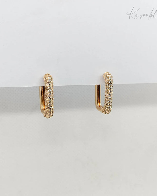 Glam Girl Hoop Earrings