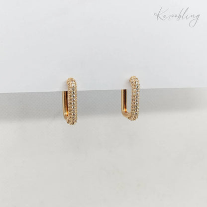 Glam Girl Hoop Earrings