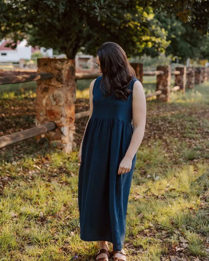 Hannah Dress in Navy
