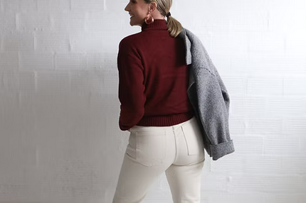 Merlot Polo Knit