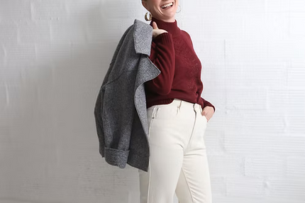 Merlot Polo Knit