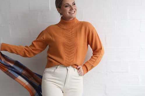 Pumpkin Polo Neck
