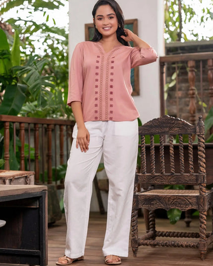Pink Blossom Blouse