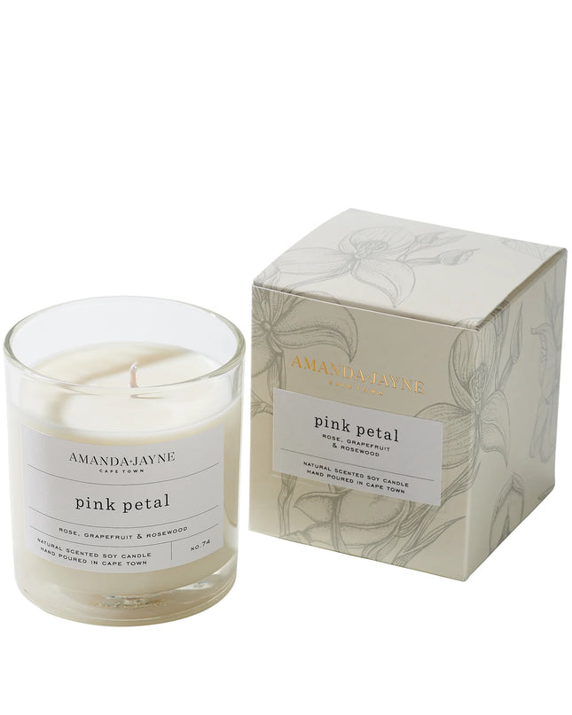 Pink Petal Candle