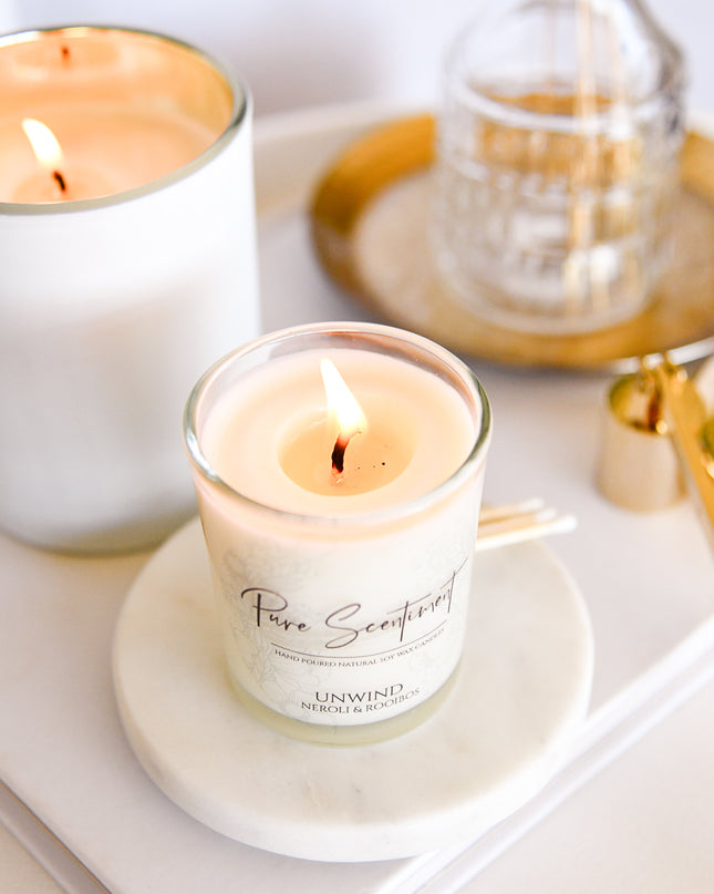 Pink Peony Mini Candle