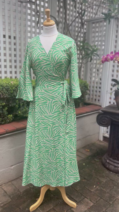 Zebra Wrap Dress
