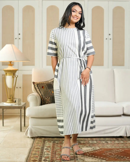 Retro Striped Dress