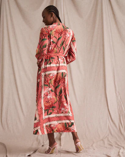 Kiara Shirt Dress - Rose