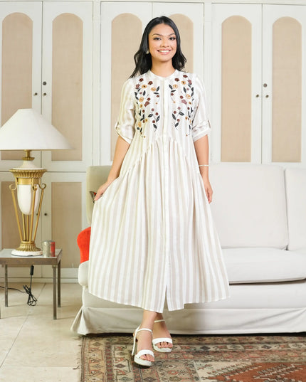 Fleur Embroidered Dress