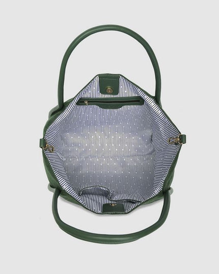Sutton Suedette in Forest Green
