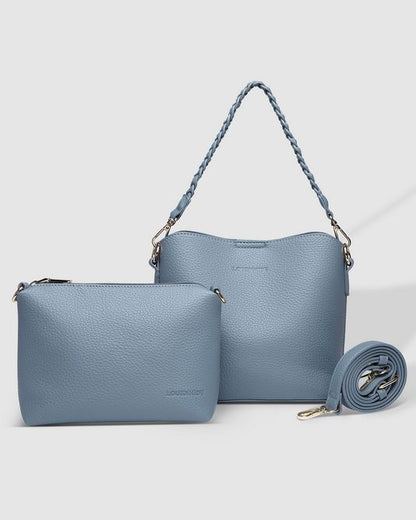 Soho Dusty Blue Bag - Louenhide