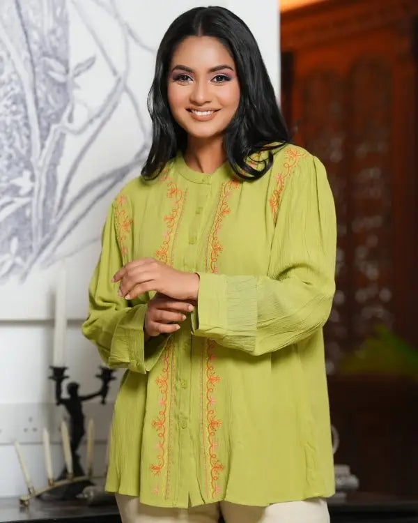 Chinese Collar Blouse