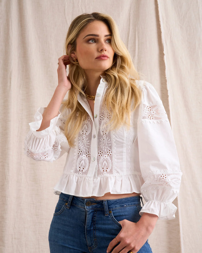 White Trim Shirt